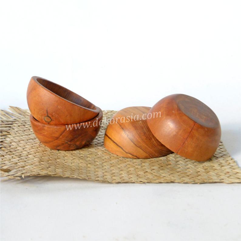 Mini Teak Wood Round Size Dia 3 to 4 inches - Kitchenware | Free Shipping